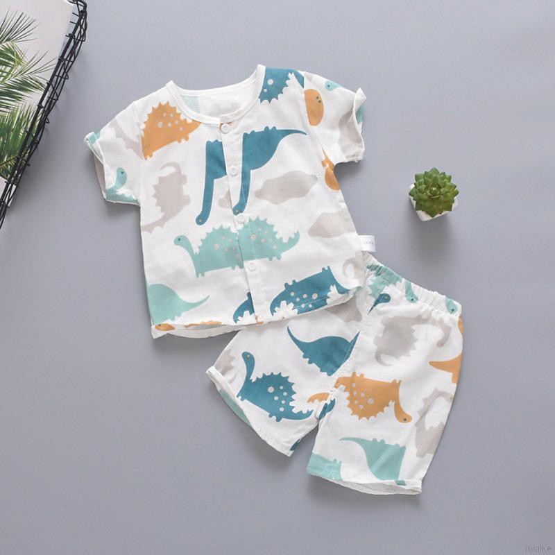 Bộ Quần Áo Ngủ Cotton Xinh Xắn Cho Bé