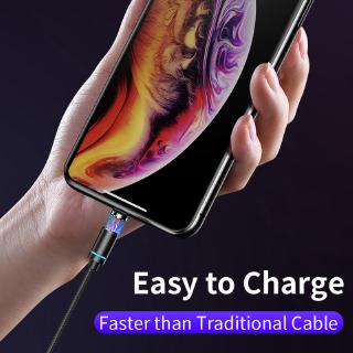 Dây Cáp Sạc Nhanh 3A Nam Châm Đầu Micro Usb Type-C/ios