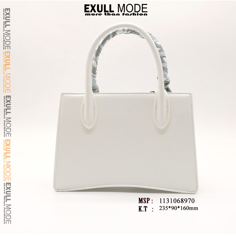Túi xách nữ màu basic, quấn khăn cách điệu Chính hãng Exull Mode 11310689