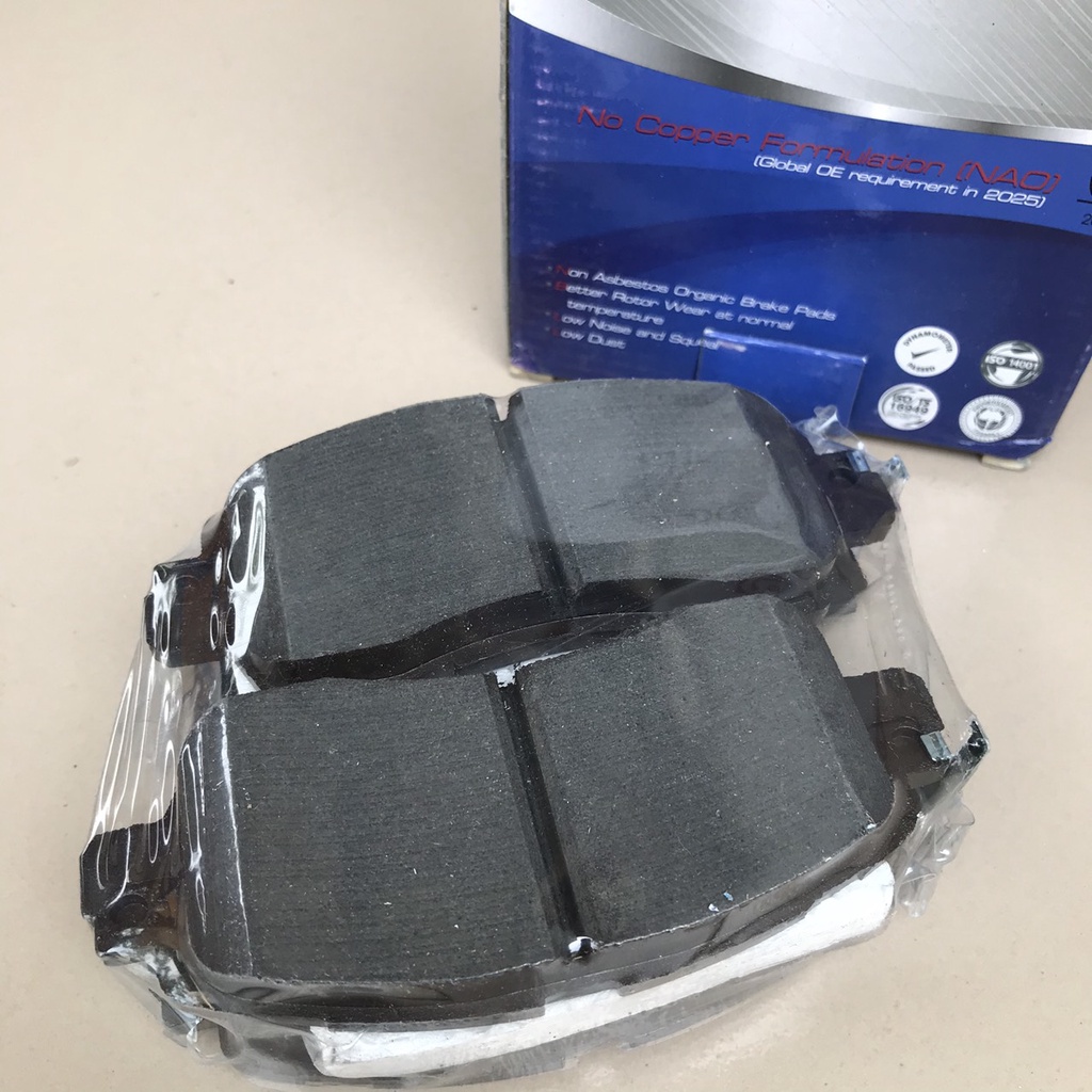 Bộ 4 má phanh trước Mazda 2 1.5L (2010 - nay) Compact DCC-793