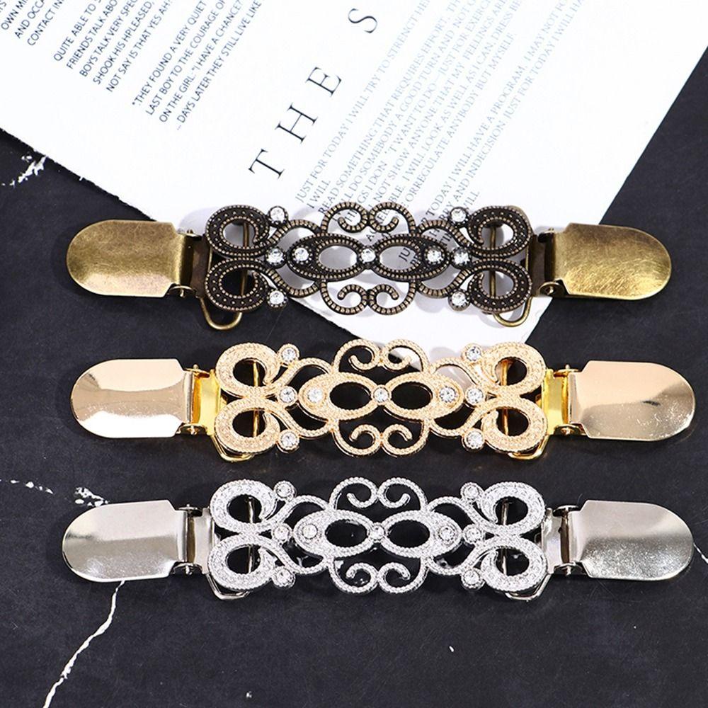 JARRED Kẹp Cài Áo Kim Loại Phong Cách Vintage Thanh Lịch