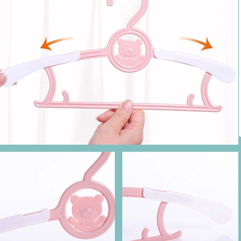 Móc Treo Quần Áo Em Bé Bằng Nhựa Dẻo Không Để Lại Dấu Vết Tiện Dụng
