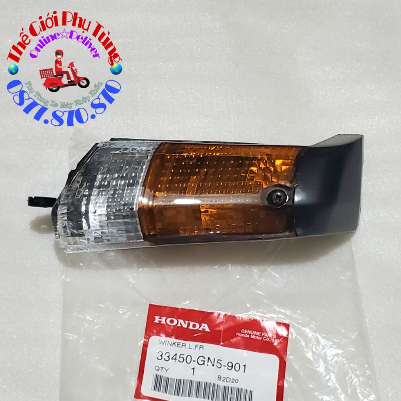 Cặp đèn xi nhan trước Dream Thái zin Thái Lan - 33400-GN5-902/ 33450-GN5-901