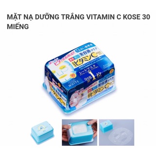 Mặt nạ dưỡng trắng da Vitamin C