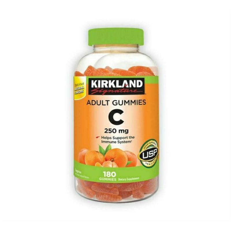 Kẹo dẻo bổ sung Vitamin C Kirkland Adult Gummies C 180 Viên