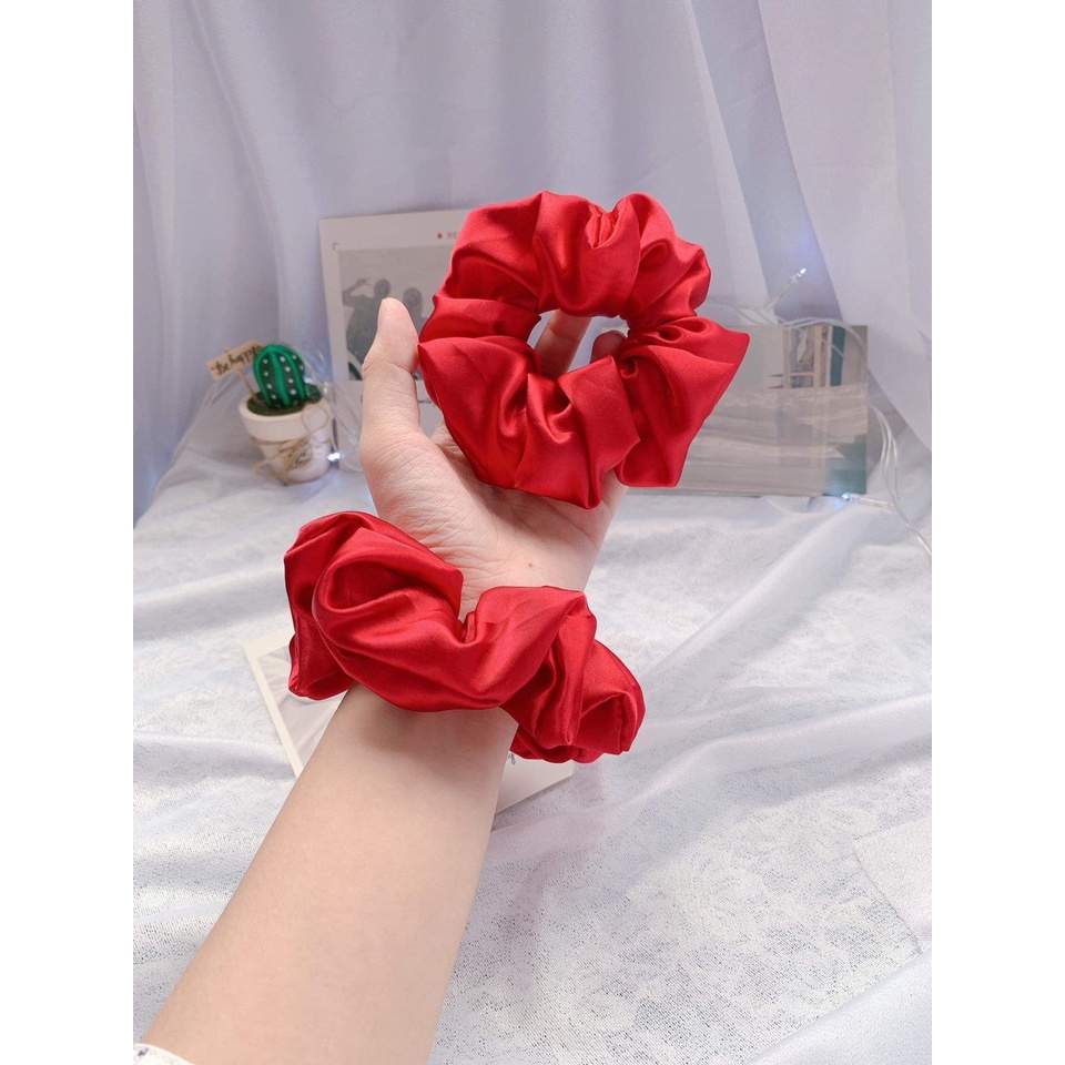 Dây buộc tóc,cột tóc scrunchies hoạ  tiếc đẽ thương