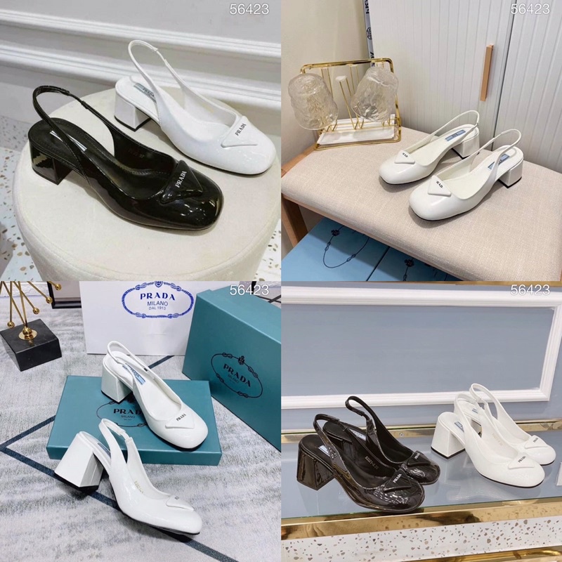 sandal prada mũi tròn fullbox ( ib chọn kiểu)