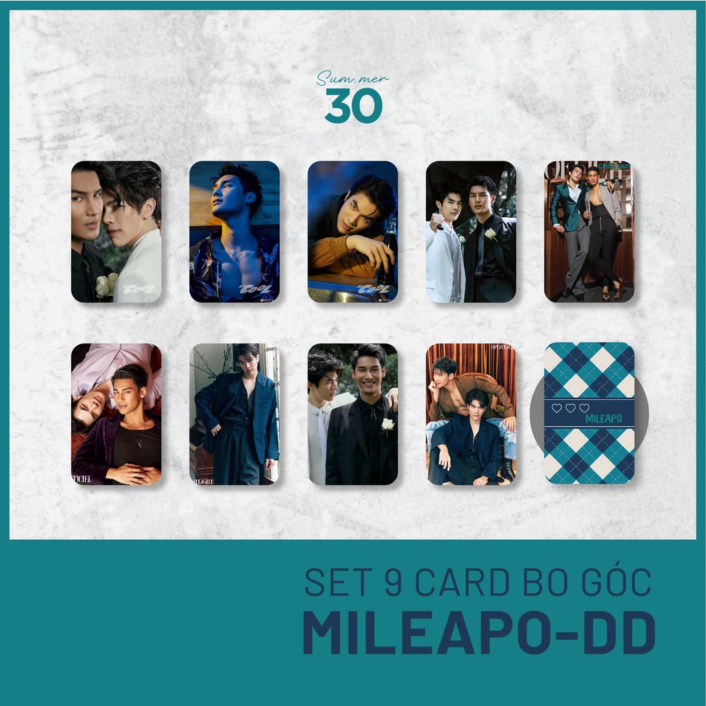 Sum.mer30 -  SET 9 CARD BO GÓC MileApo - KINNPORSCHE