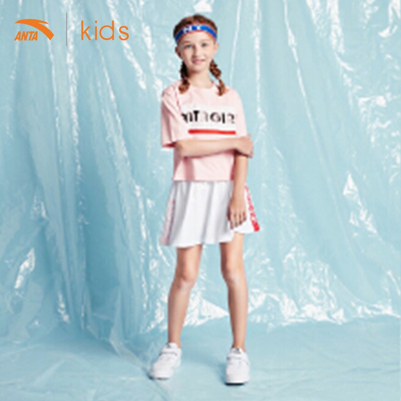 Áo phông bé gái Anta Kids phong cách thể thao năng động 36927153-1