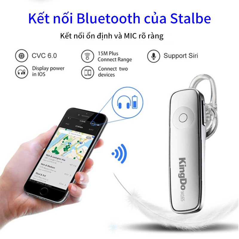 Tai nghe đơn thể thao mini bluetooth không dây 4.2  có mic Tai Nghe Thể Thao Không Dây Bluetoot