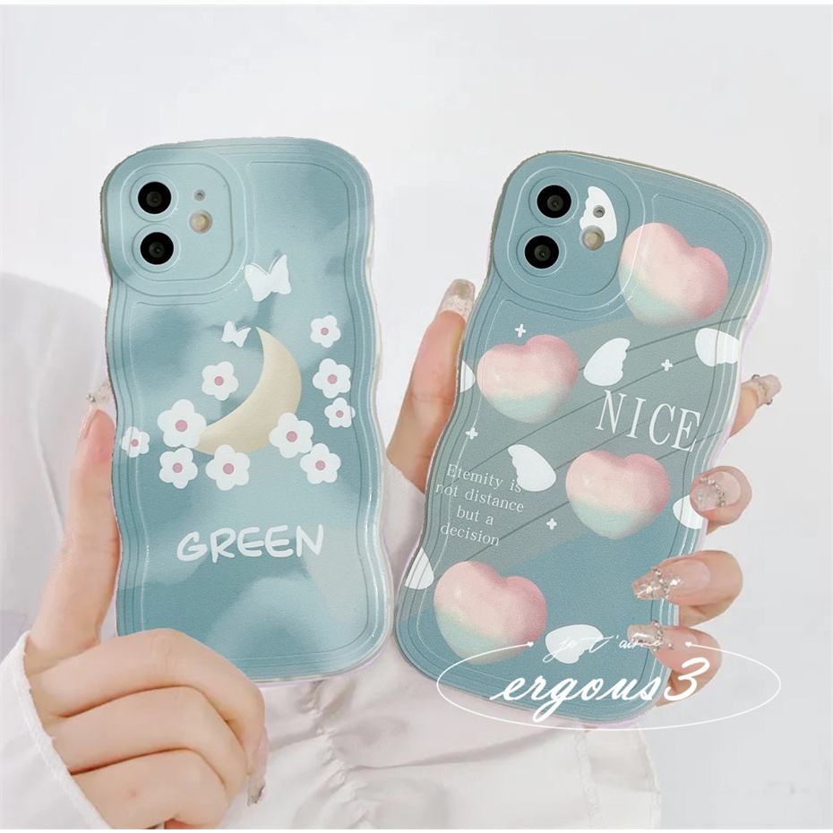 Ốp Điện Thoại Họa Tiết Trái Tim Cho iPhone 14 13 12 11 Pro Max SE2020 X XR Xs Max 7 8 Plus