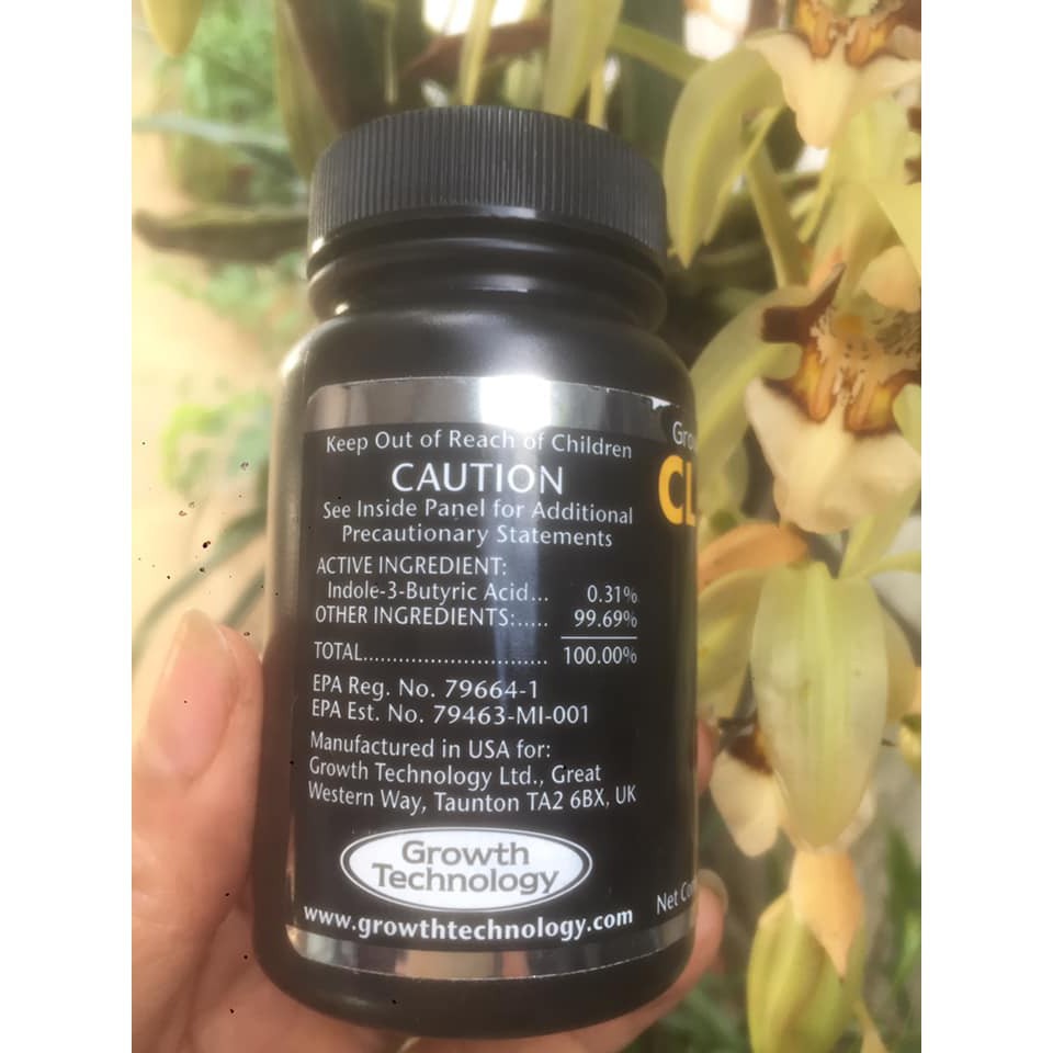 Gel Clonex hàng Mỹ chuyên dùng kích rễ trong ươm kei lan giâm, chiết cành 100ml (Growth Technology)