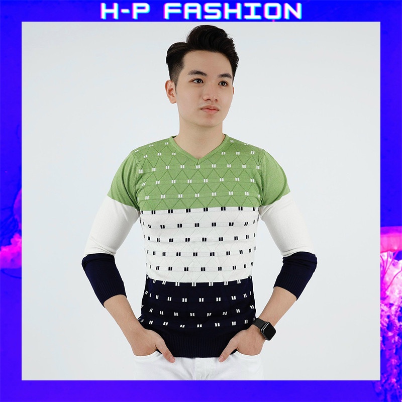 Áo len nam co giãn chất len cotton dày dặn, mềm mịn không xù thời trang cao cấp Hpfashion - TCSALN05