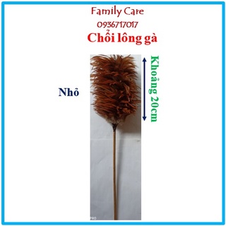 Chổi lông gà phủi bụi loại nhỏ- Hàng thủ công cao cấp