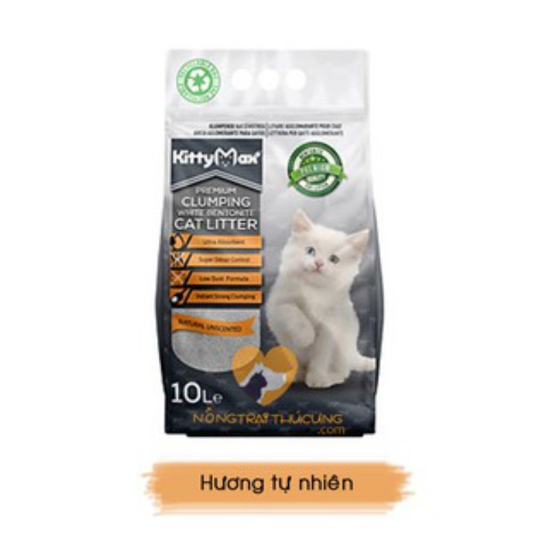 CÁT BENTONITE KITTY MAX 10L
