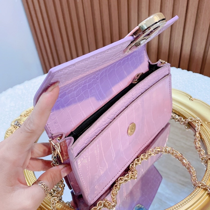 Túi đeo chéo nữ mini cao cấp nhỏ gọn nhiều ngăn cá tính giá rẻ DIOMI