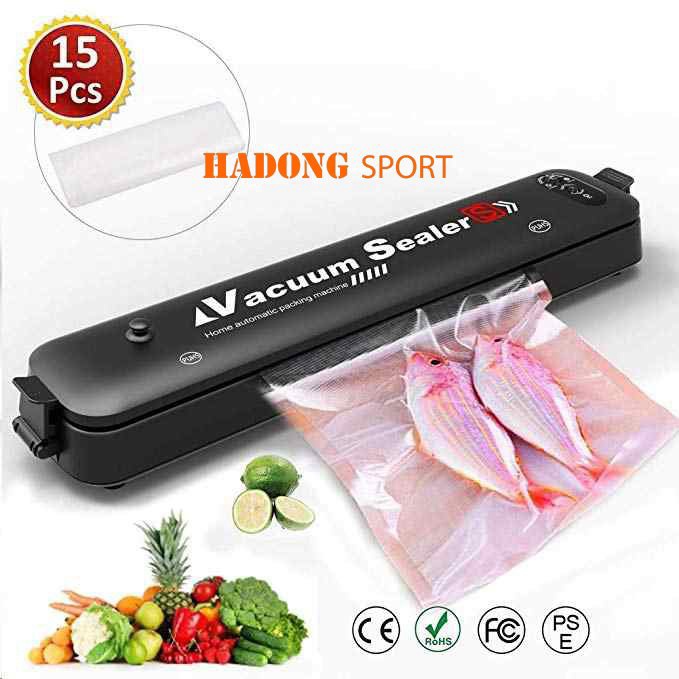 Máy hút chân không thực phẩm Vacuum Sealer, máy hút chân không tăng thời gian bảo quản thực phẩm, tránh ẩm mốc