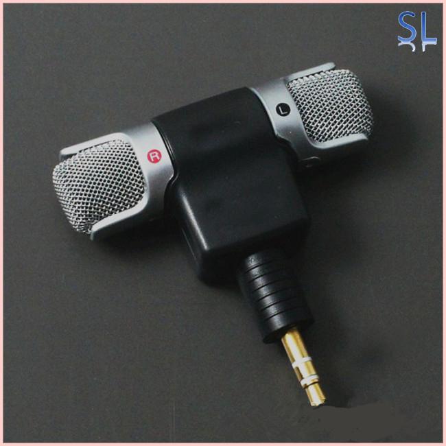 Portable 3.5mm Mini Stereo Microphone for MP3/MP4/Mobile Phone/Tablet