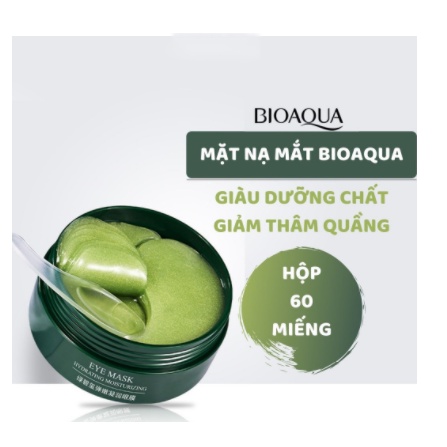 Hộp 60 miếng mặt nạ dưỡng mắt giảm quầng thâm bọng mắt Bioaqua CHÍNH HÃNG CS63