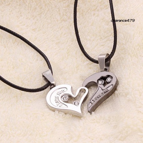Set 2 Dây Chuyền Ghép Hình Trái Tim Cho Cặp Đôi His and Hers clearance479