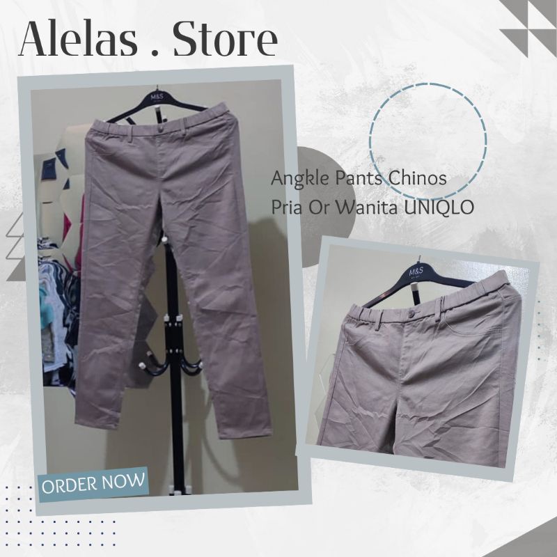 Quần Chinos Angkle Nam Hoặc Nữ UNIQLO