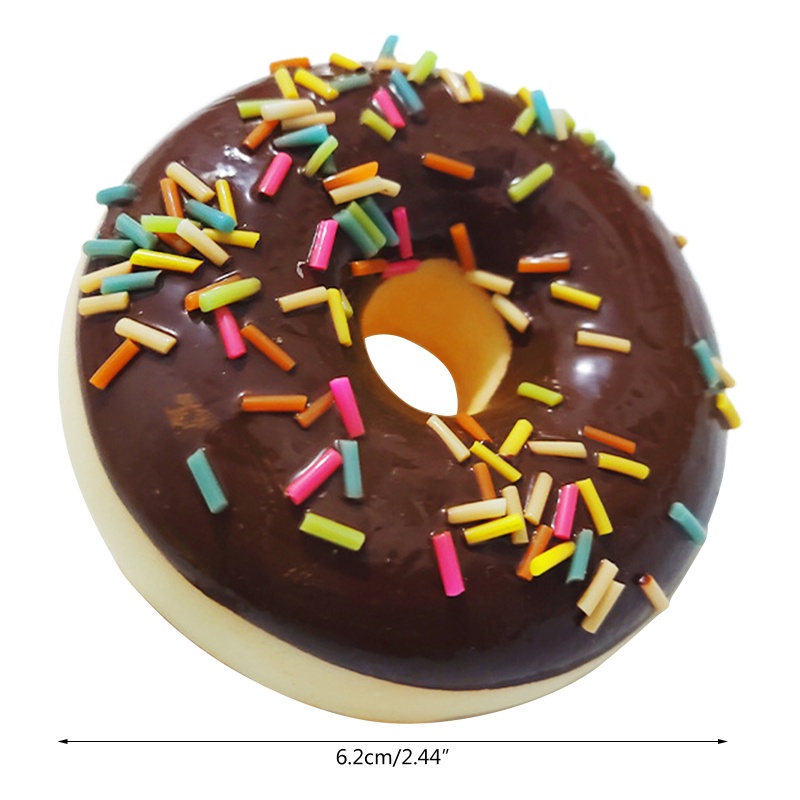 Đồ Chơi Nắn Bóp Đàn Hồi Giảm Stress Hình Bánh Donut 6 2cm 2 4in