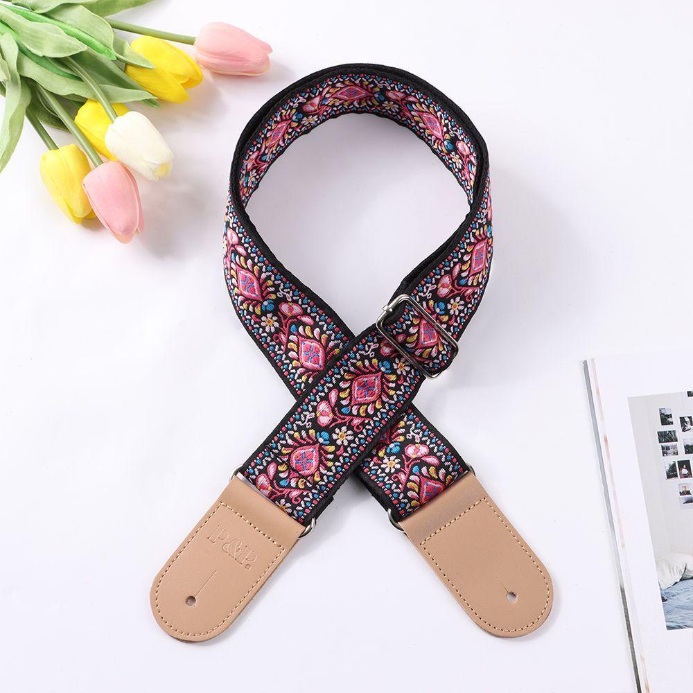 Dây Đeo Đàn Guitar Thêu Thủ Công Cho Trẻ Em Và Người Lớn