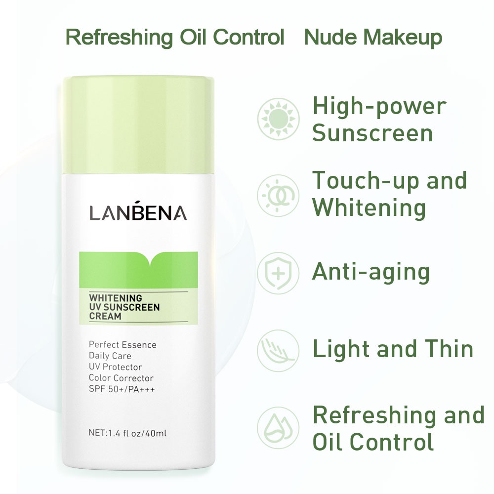 Kem chống nắng body Lanbena UV SPF50+ Chống Thấm Nước 40ml