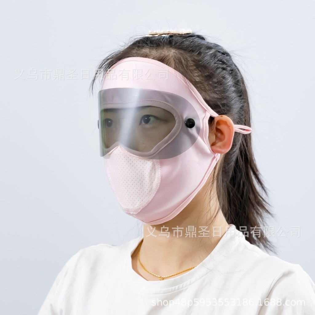 Mũ Chống Nắng Kèm Kính Bảo Vệ Toàn Diện Chống Tia UV Sự Bảo Vệ