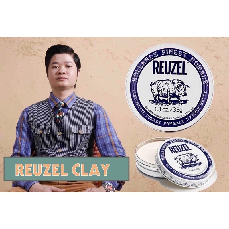 Reuzel Clay Matte Pomade 113gr. NT Giao Lạc