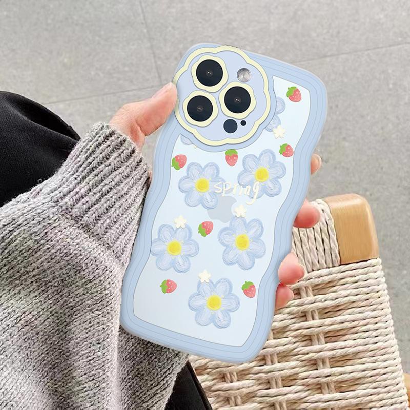 Ốp lưng iphone Hoa Dâu 6/6plus/6s/6splus/7/7plus/8/8plus/x/xr/xs/11/12/13/pro/max/plus/promax-jerry shop