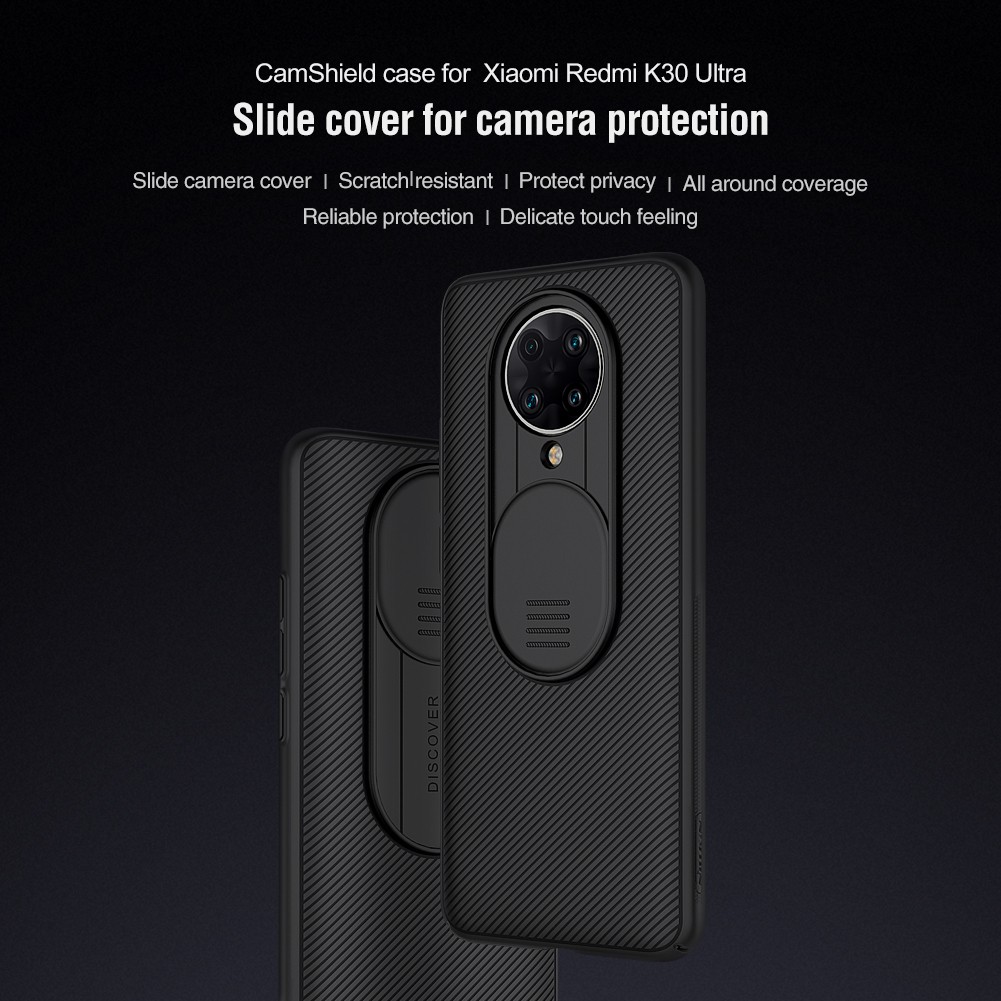 Ốp điện thoại Nillkin có nắp bảo vệ camera cho Xiaomi Redmi K30 Ultra K30Ultra