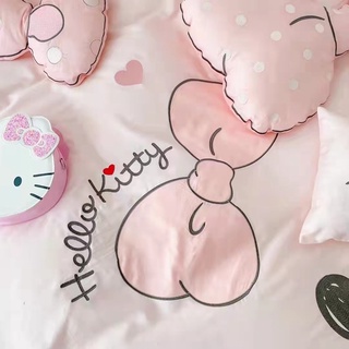 Bộ Chăn Ga Gối Lụa 60S Kitty đáng yêu ( 3 mẫu)
