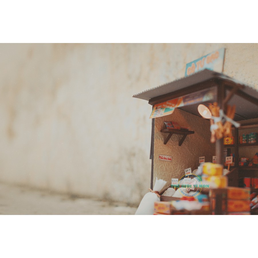 MÔ HÌNH SÀI GÒN XƯA VÀ NAY - TIỆM GẠO TÍ HON - AD06