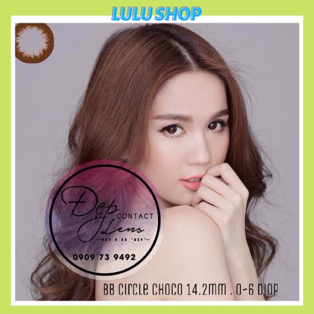 Lens vassen Cirlce choco 14,2mm có cận
