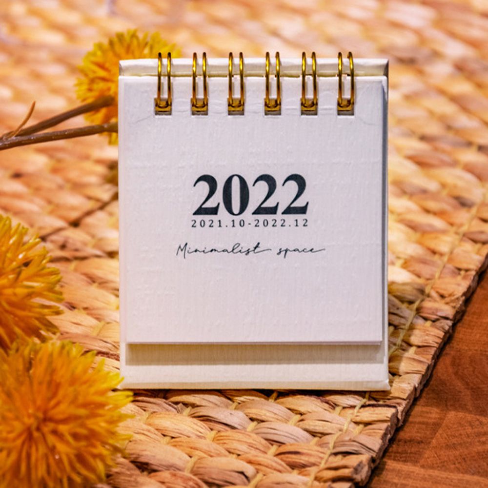 Lịch để bàn mini 2022 lật thiết kế đơn giản tiện dụng cho văn phòng