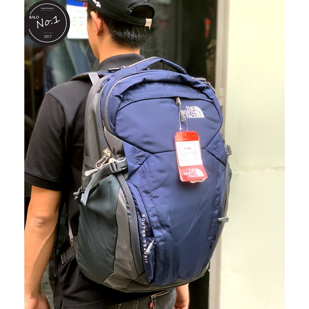 [CHUẨN AUTH] Balo TNF Router Transit 2018 Zinc Grey Heather