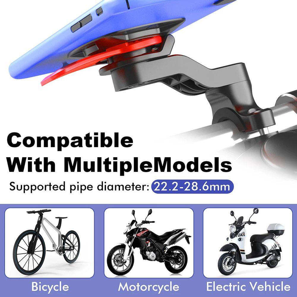 Giá Đỡ Điện Thoại Gắn Tay Lái Xe Đạp Có Thể Điều Chỉnh Xoay 360 Độ Chống Rung Lắc