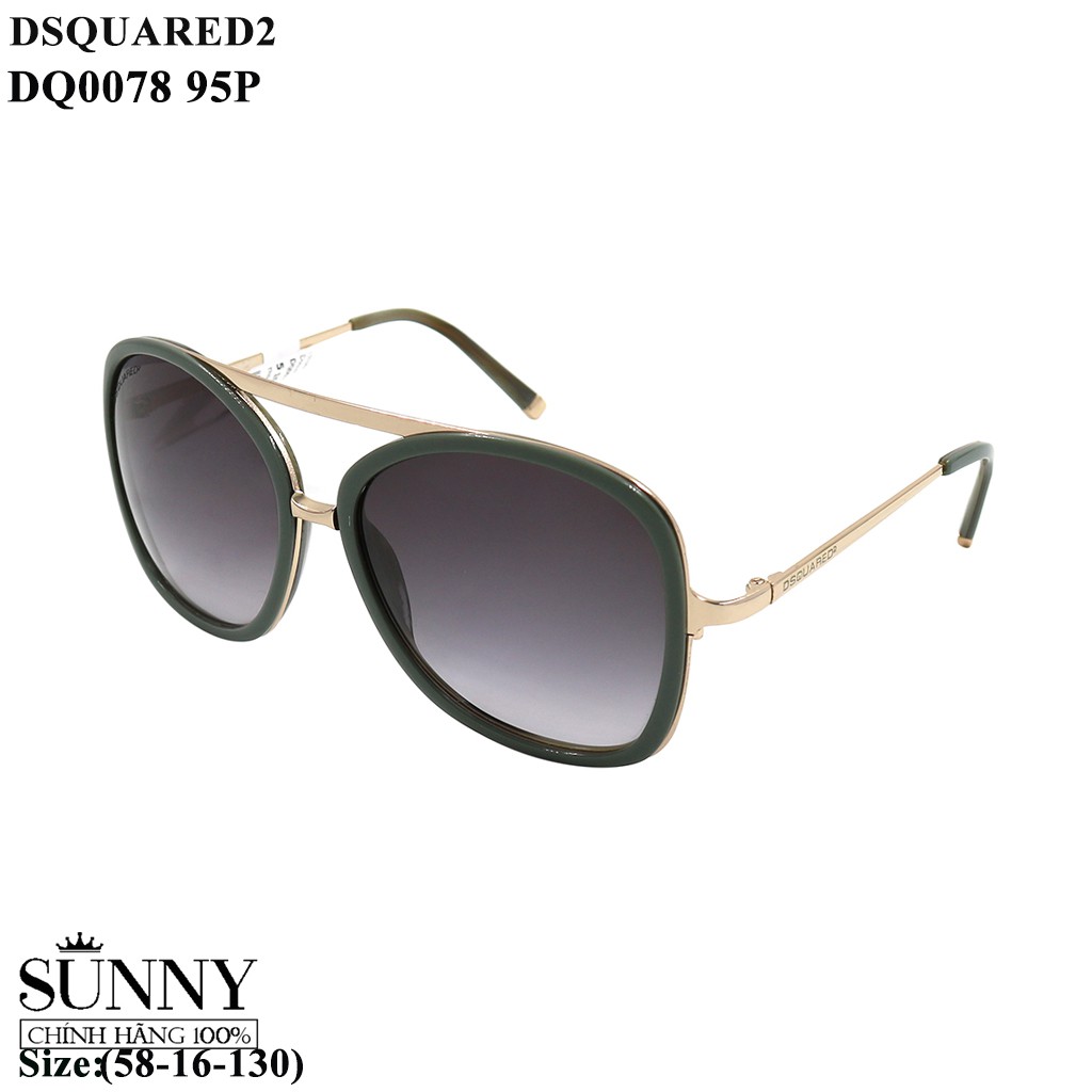 (Hàng chính hãng) Kính mát nam nữ Dsquared2 DQ0078 màu sắc thời trang