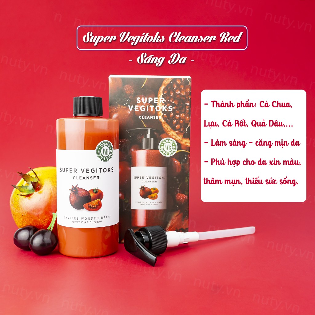 Sữa rửa mặt rau củ sủi bọt thải độc | BigBuy360 - bigbuy360.vn