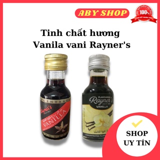 Tinh chất hương vanila vani Rayner's ⚡ HÀNG LOẠI 1 ⚡ Tinh chất tạo hương và vị kem, béo ngậy cho thực phẩm, đồ uống 28ml