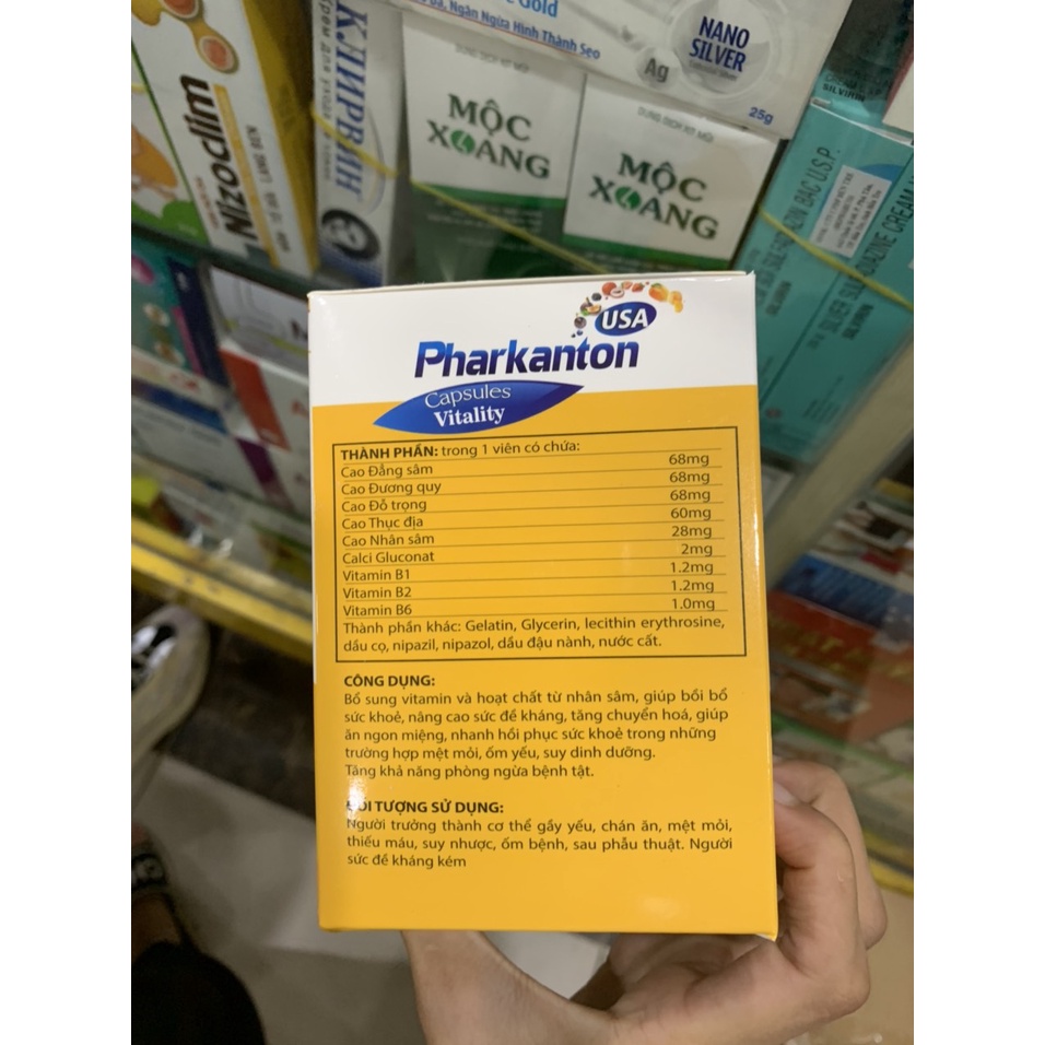 Viên Uống PHARKANTON USA- Hộp 100 Viên - Tăng cường sức đề kháng ,Bổ sung các vitamin và khoáng chất
