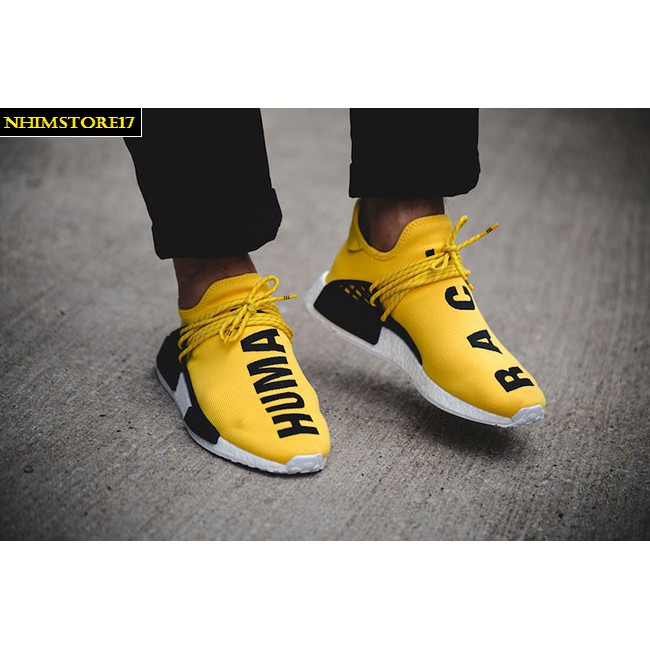 (FULLBOX) Giày Thể Thao NMD HUMAN RACE YELLOW Vàng