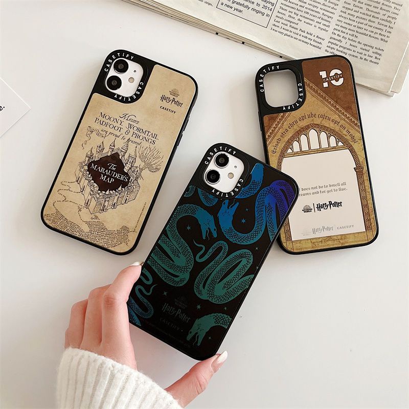 Vỏ tráng gương casetify harry potter cho samsung note20 s22 ultra s21 plus s20 fe a12 a13 a14 a22 a23 a24 a32 a33 a34 a52 a53 a54 a73 vỏ bảo vệ toàn diện chống va đập