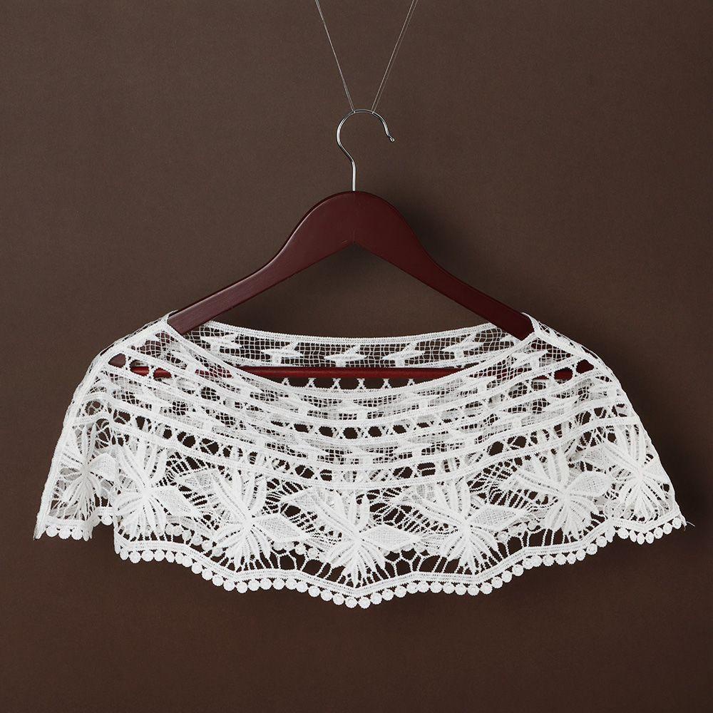 EUTUS Áo Khoác Poncho Phối Ren Thời Trang
