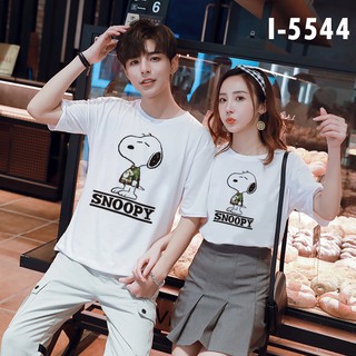 I5544-ao thun đôi tay lỡ in hình dễ thương