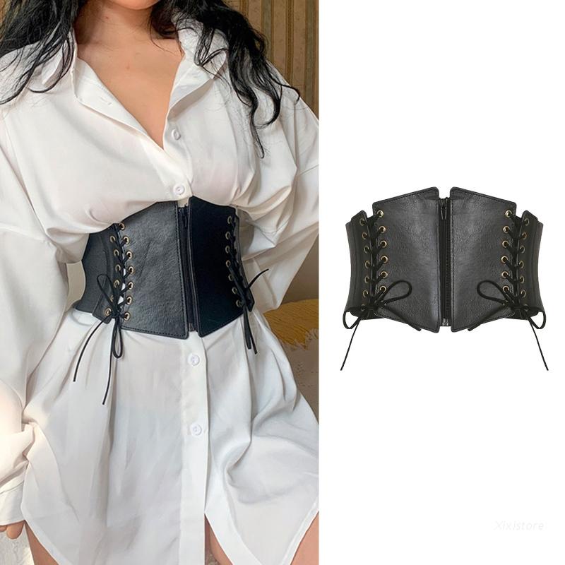 Áo corset ôm dáng màu đen phối khóa kéo quyến rũ cho nữ