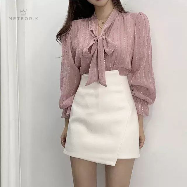 Chân váy chữ A lưng cao kiểu dáng thời trang dành cho nữ