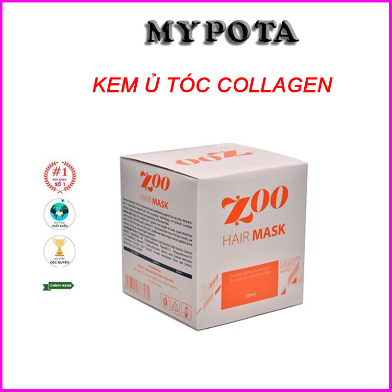 Ủ tóc collagen ZOO siêu mượt dành cho tóc khô xơ ZOO01