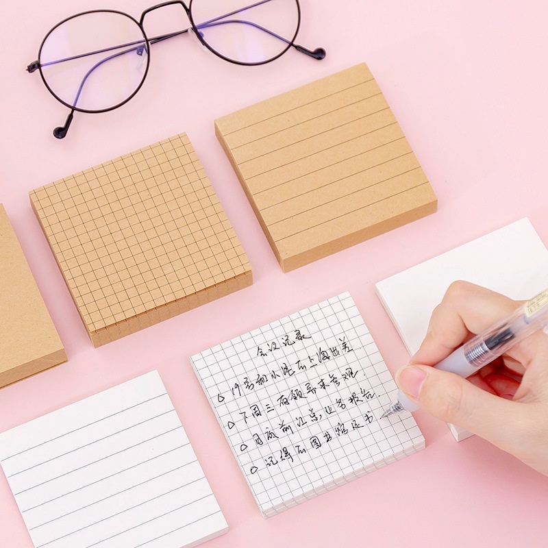 N times Giấy Ghi Chú Ghi Chú Nằm Ngang Có Thể Dán Được Cho Học Sinh